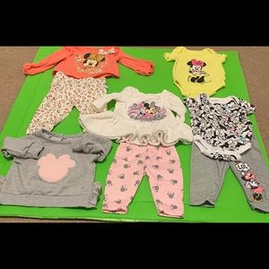 Disney Minnie Mouse 0-3 Month Girls Bundle
